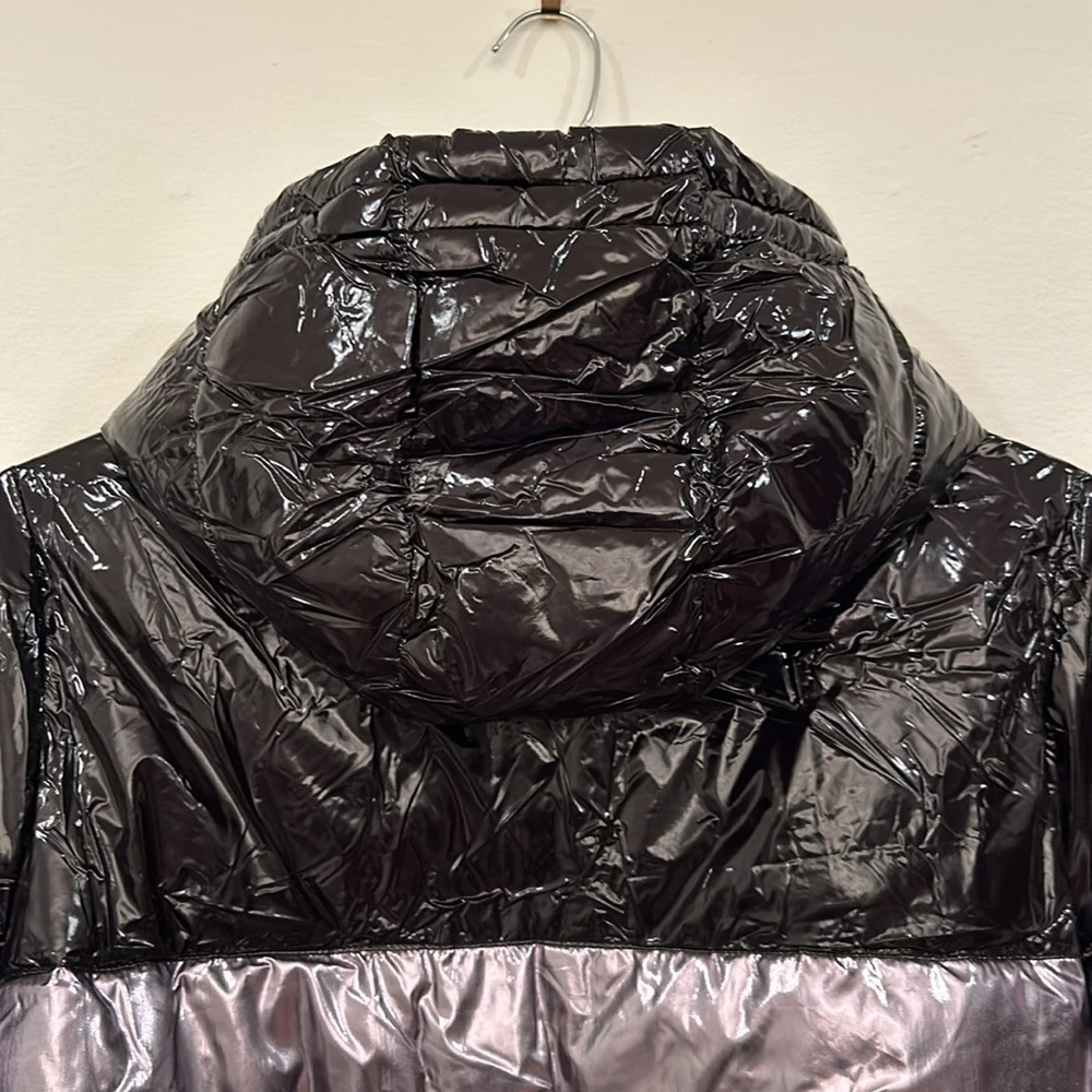 NWT DKNY Sport Down Jacket DP2J8893 Silver Tone Regular Fit, sz L - Picture 11 of 12